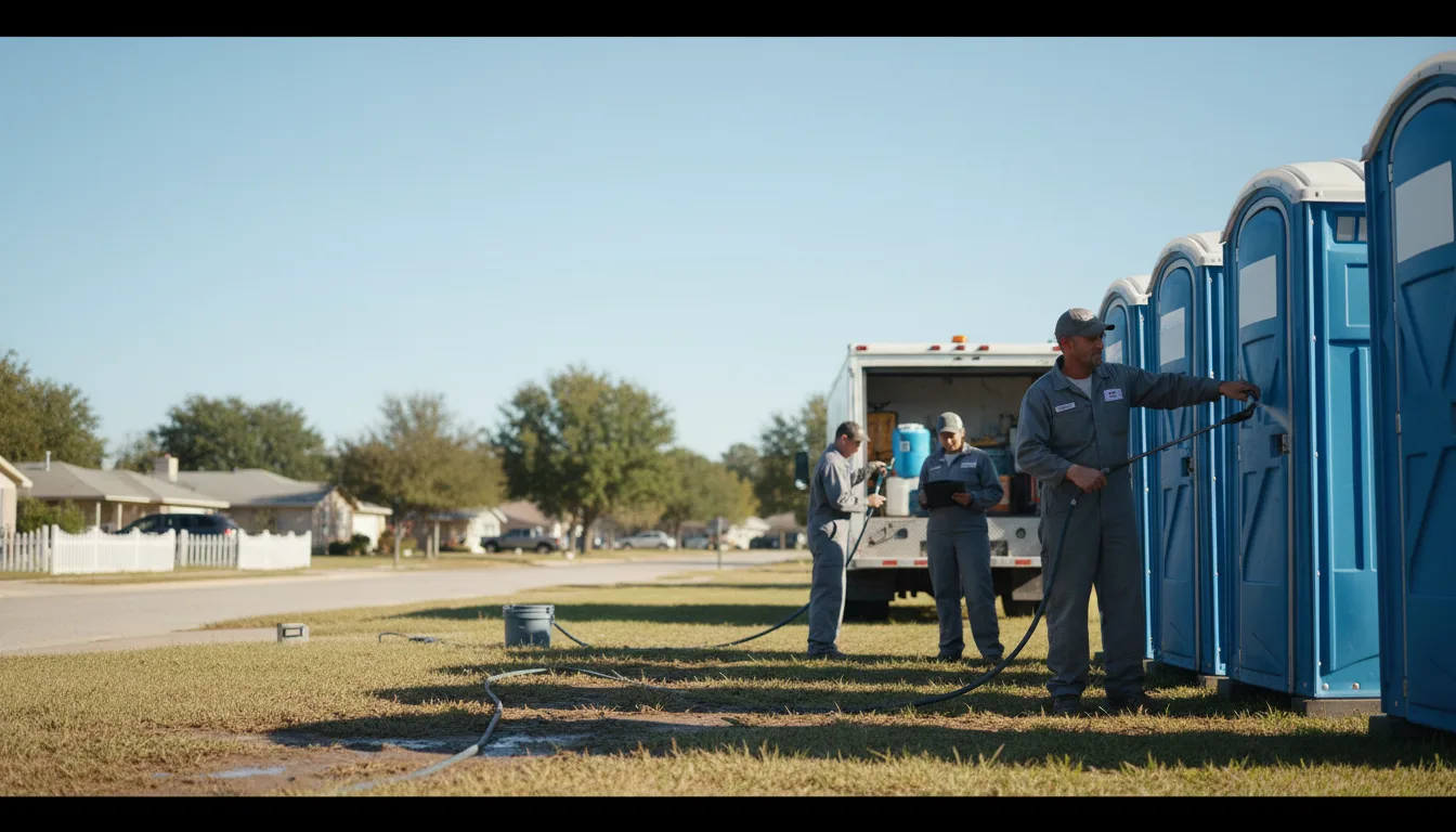 Long-Term Portable Toilet Rental in Wingate, TX near me